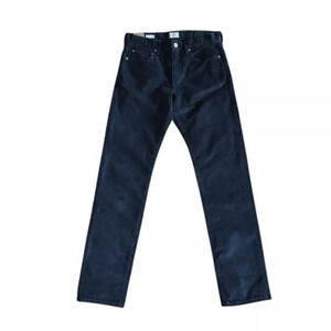 J.crew 770 Stretch Corduroy Black Men's Trade Mark Cotton Pants Size W29 L32